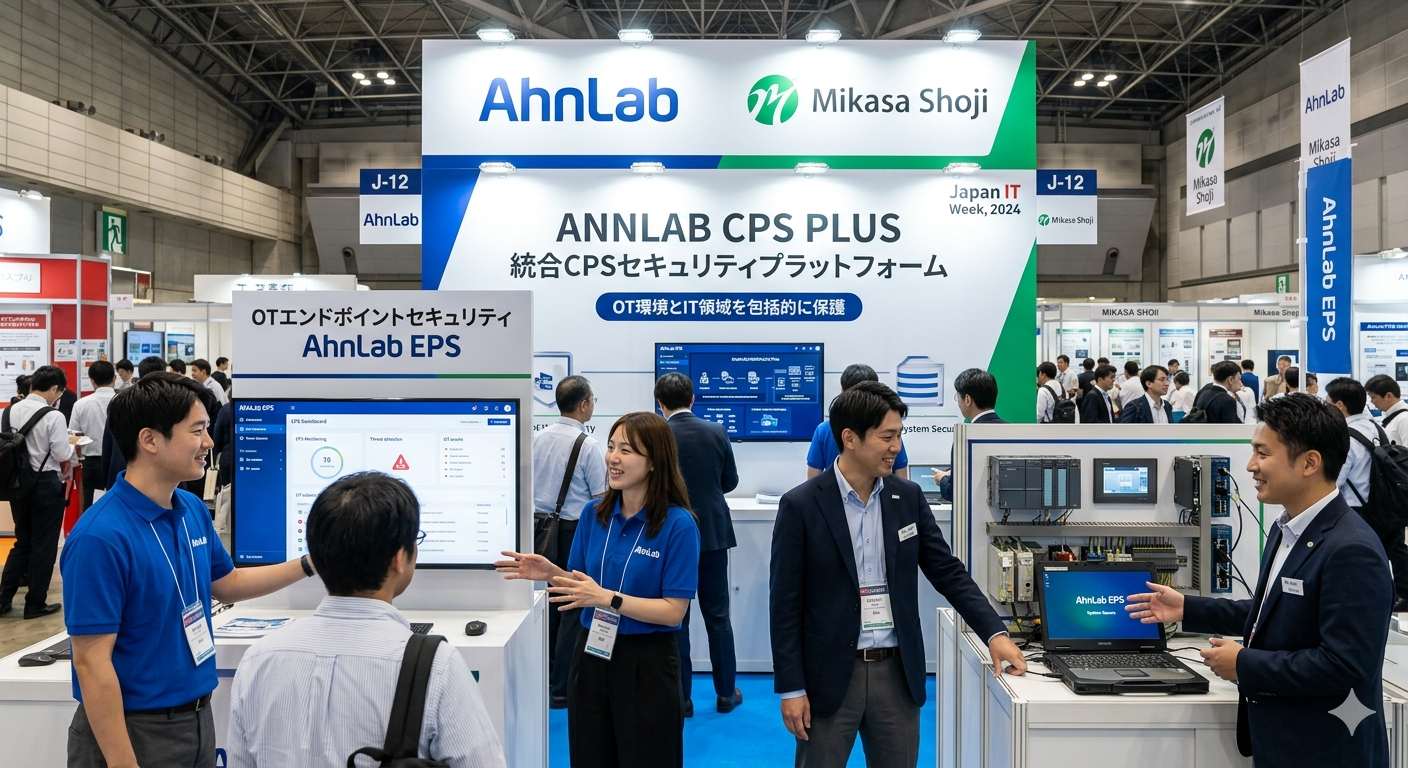 안랩, 일본 최대 IT 전시회 ‘Japan IT Week Spring 2026’서 CPS 보안 솔루션 전시_ai 활용 이미지.png